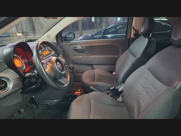 FIAT - 500 - 2011/2012 - Cinza - Sob Consulta