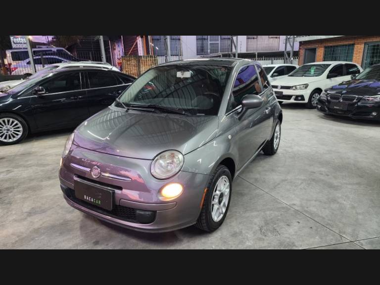 FIAT - 500 - 2011/2012 - Cinza - Sob Consulta