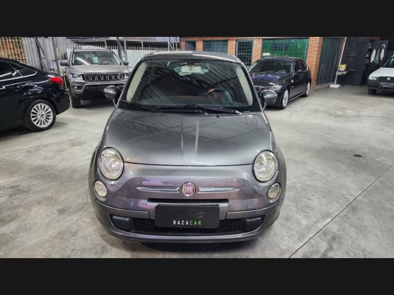 FIAT - 500 - 2011/2012 - Cinza - Sob Consulta