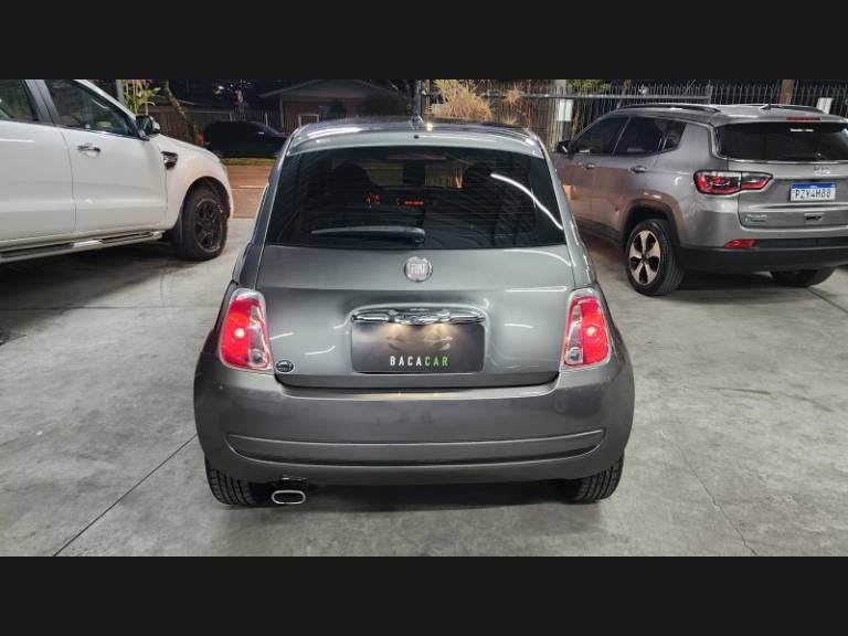 FIAT - 500 - 2011/2012 - Cinza - Sob Consulta