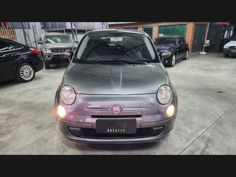 FIAT - 500 - 2011/2012 - Cinza - Sob Consulta