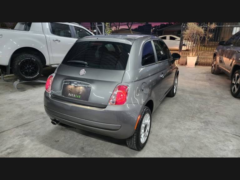 FIAT - 500 - 2011/2012 - Cinza - Sob Consulta