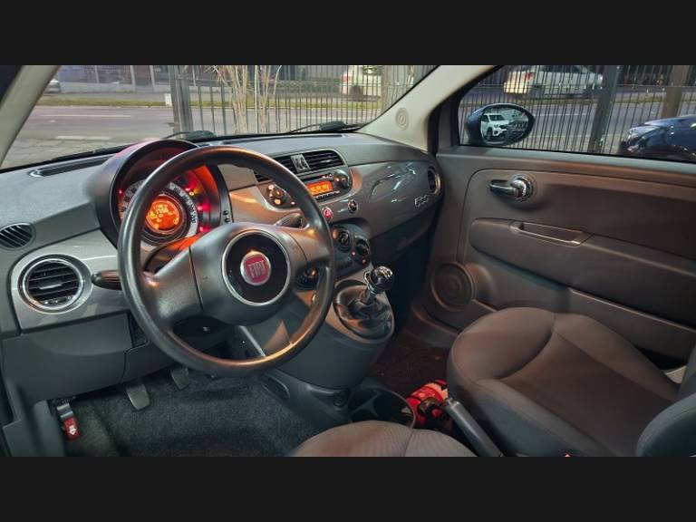 FIAT - 500 - 2011/2012 - Cinza - Sob Consulta