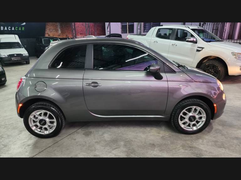 FIAT - 500 - 2011/2012 - Cinza - Sob Consulta