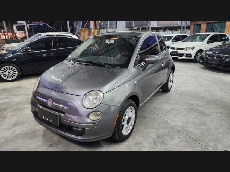 FIAT - 500 - 2011/2012 - Cinza - Sob Consulta