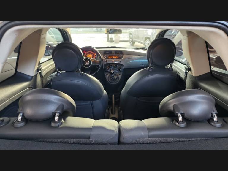 FIAT - 500 - 2011/2012 - Cinza - Sob Consulta