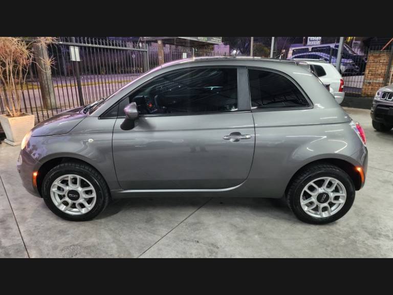 FIAT - 500 - 2011/2012 - Cinza - Sob Consulta