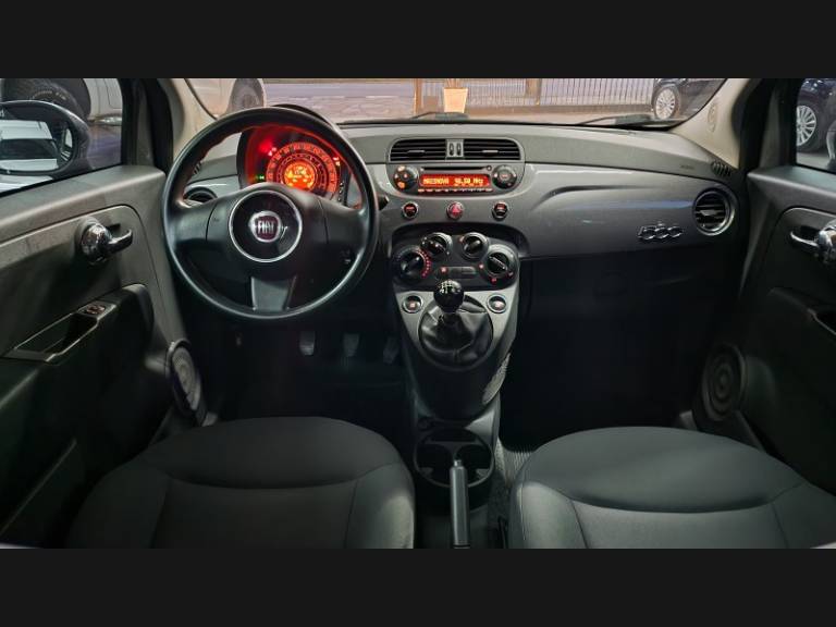 FIAT - 500 - 2011/2012 - Cinza - Sob Consulta